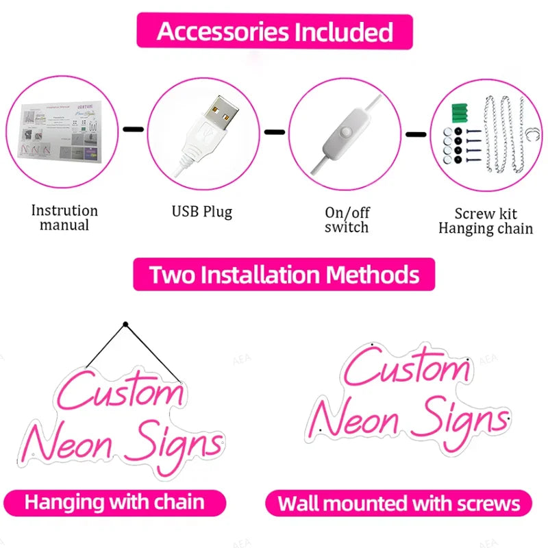 Ramadan Mubarak Neon Sign Moon