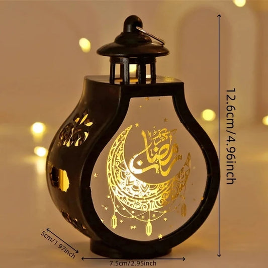 Ramadan Led Lantern Light (Black/Bronze/Gold/White)