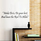 "Make Du'a" Wall Decal stickers