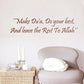 "Make Du'a" Wall Decal stickers
