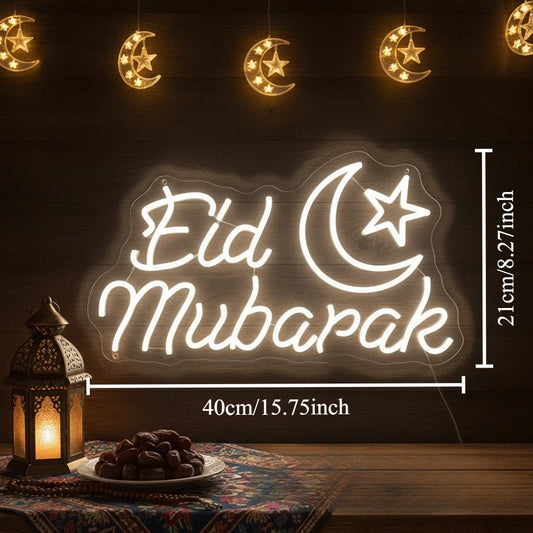 Eid Mubarak Neon Sign