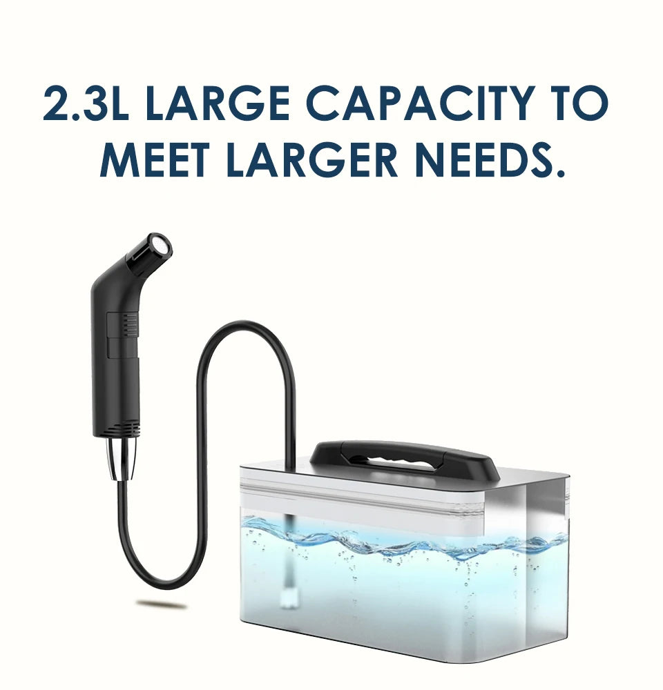 Portable handheld integrated body cleaner, personal hygiene, cleaning, soothing, postpartum care, electric travel, spray sitting
