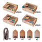 4/8pcs Ramadan/Eid Paper Window Gift Box