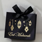 5Pcs Eid Gift Bag Set White/Green/Black/Yellow