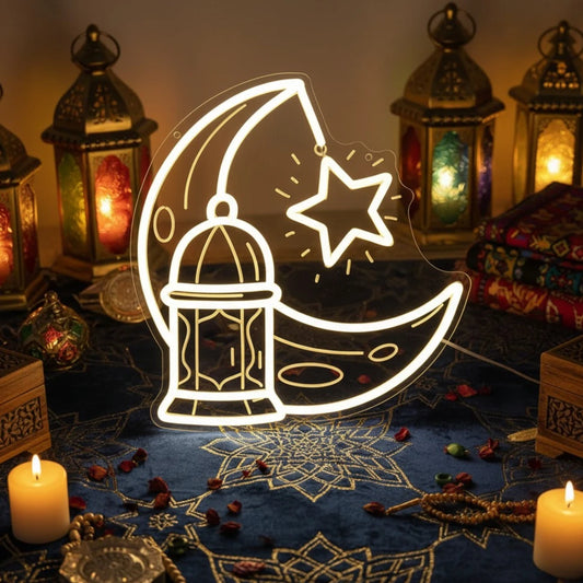 Ramadan Eid Neon Sign