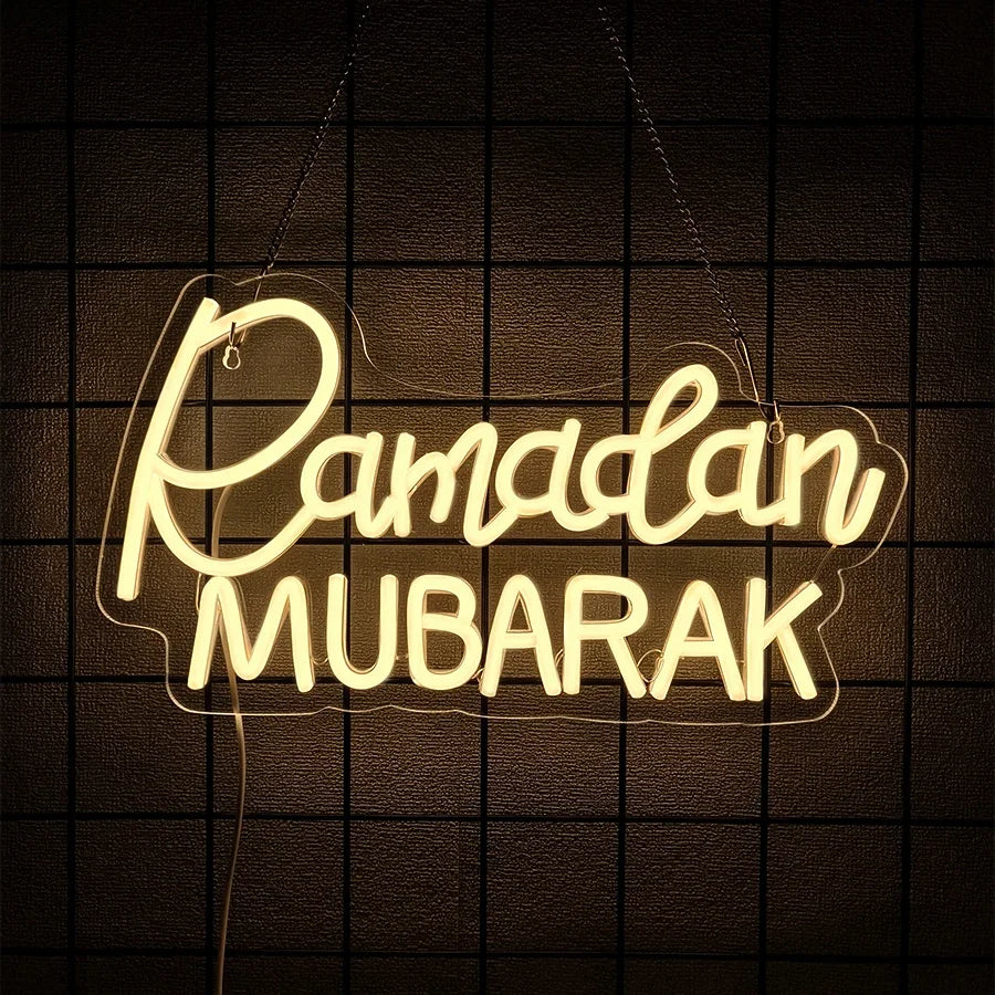 Ramadan USB Powered Neon Wall Lamp