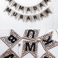 Wooden Ramadan Mubarak Hanging Decoration Black Text