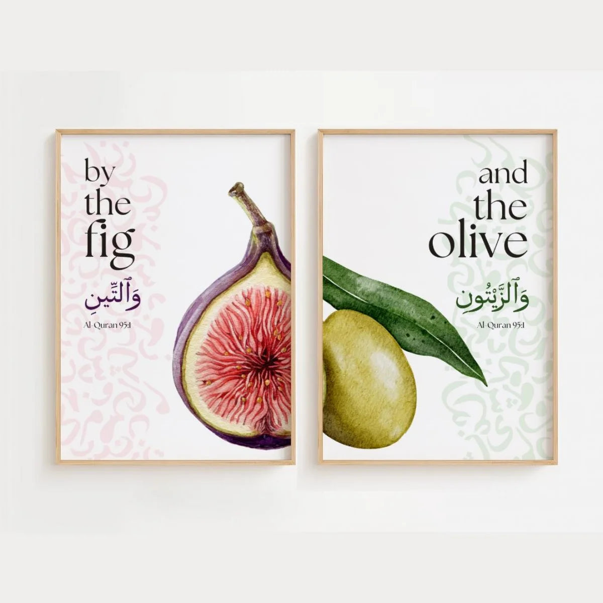 Surah At-Tin Fig and Olive Canvas Print