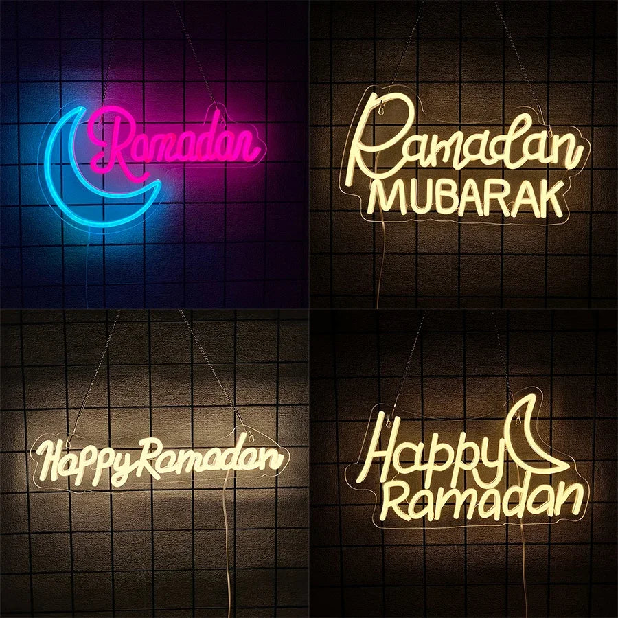 Ramadan USB Powered Neon Wall Lamp