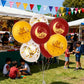 Gold/Red/White Eid Balloons