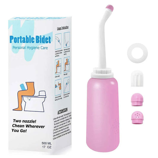 Sprayer Personal Cleaner Held Seat 500ml Toilet Bidet Tackle Washing Travel EVA Portable Bottle