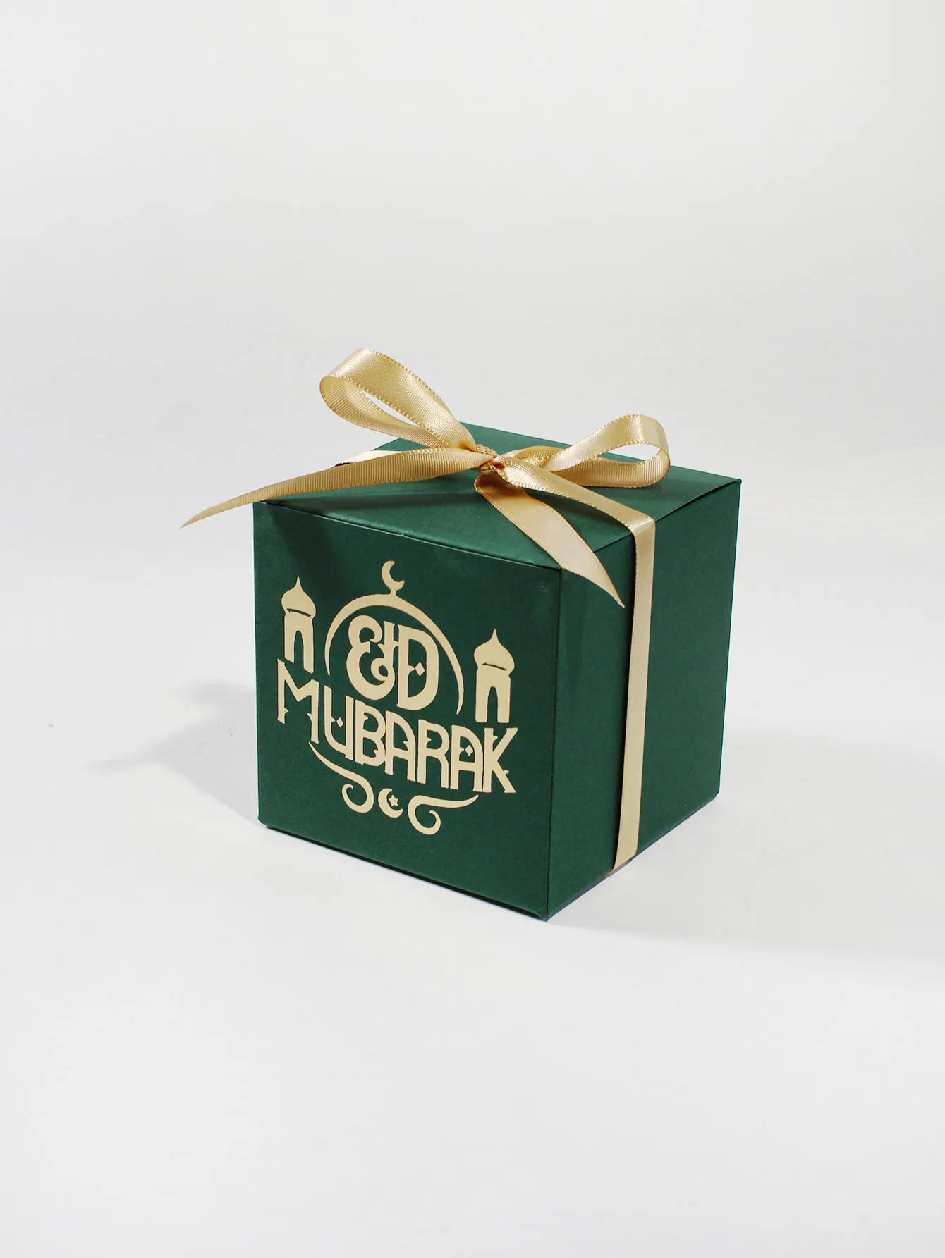 8cmx8cmx8cm 'Eid Mubarak' Gift Boxes (Pink/White/Black/Green)