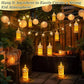6 Pcs Ramadan Candle Lantern Lights