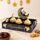 White/Gold Wooden Ramadan Tray