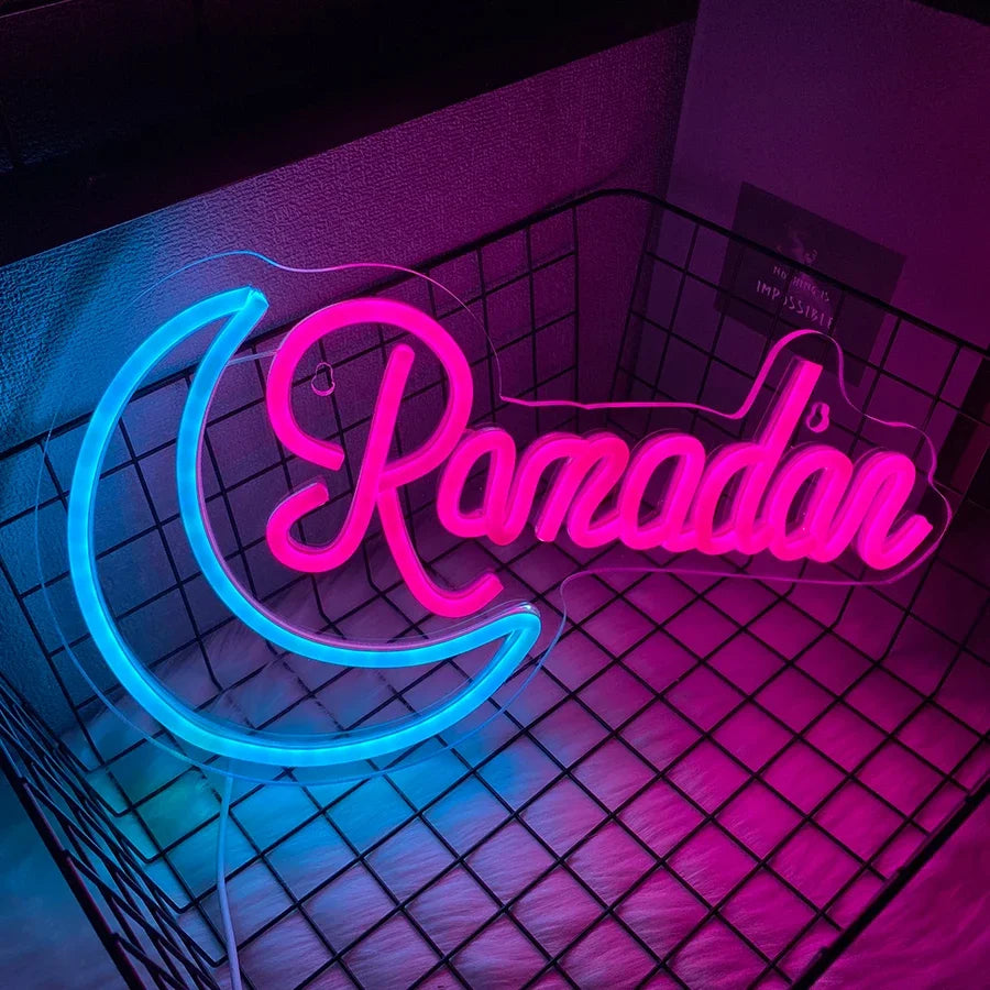 Ramadan USB Powered Neon Wall Lamp