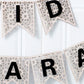 Wooden Ramadan Mubarak Hanging Decoration Black Text