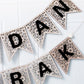 Wooden Eid Mubarak Hanging Decoration Black Text