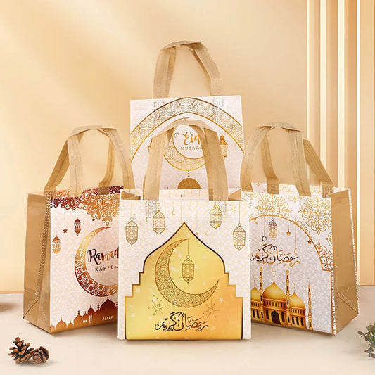 4/8/12pcs 23x22x11cm Ramadan Gift Bags