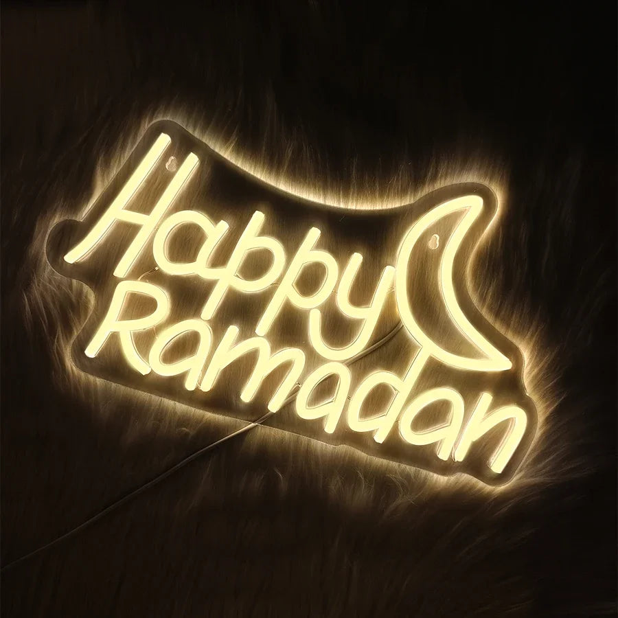 Ramadan USB Powered Neon Wall Lamp