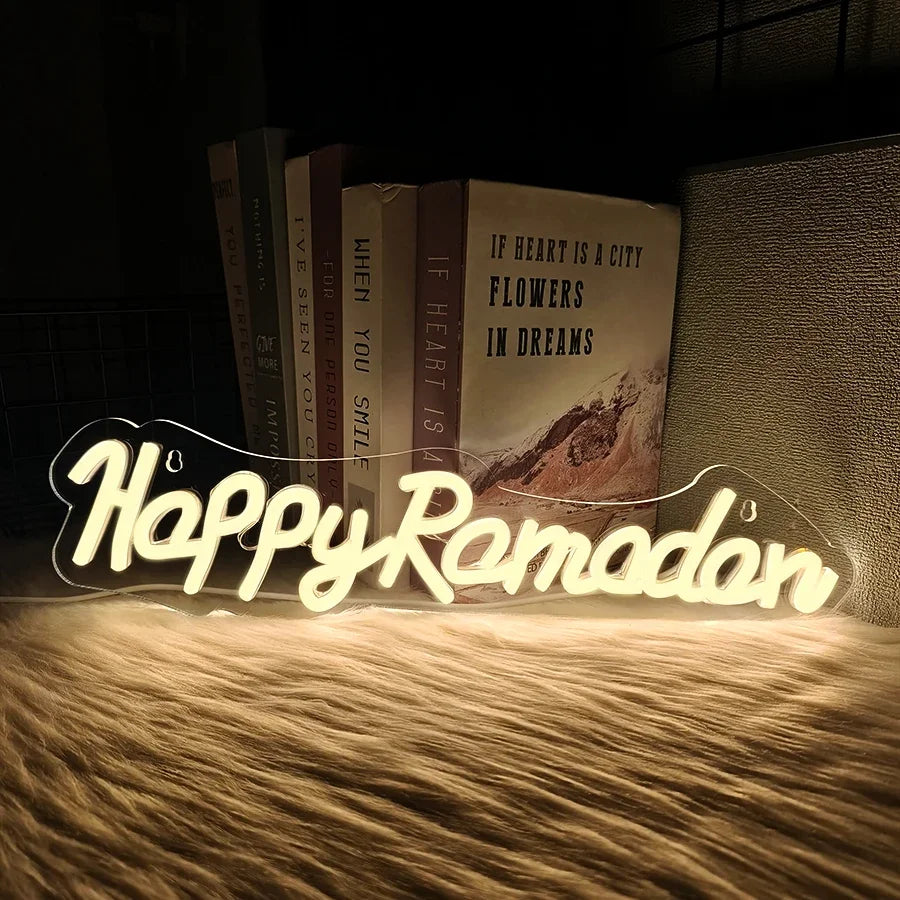 Ramadan USB Powered Neon Wall Lamp