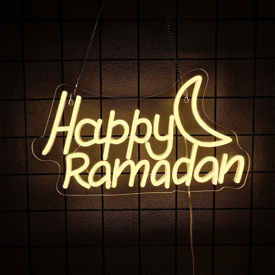 Ramadan USB Powered Neon Wall Lamp