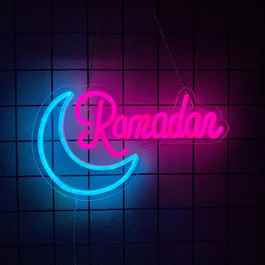 Ramadan USB Powered Neon Wall Lamp