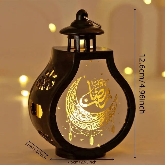 Ramadan Led Lantern Light (Black/Bronze/Gold/White)