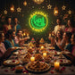 Ramadan Kareem Neon Sign Green/Yellow