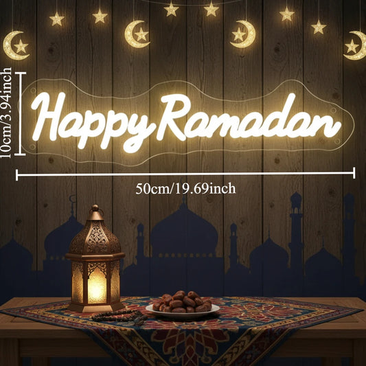 Happy Ramadan Neon Sign