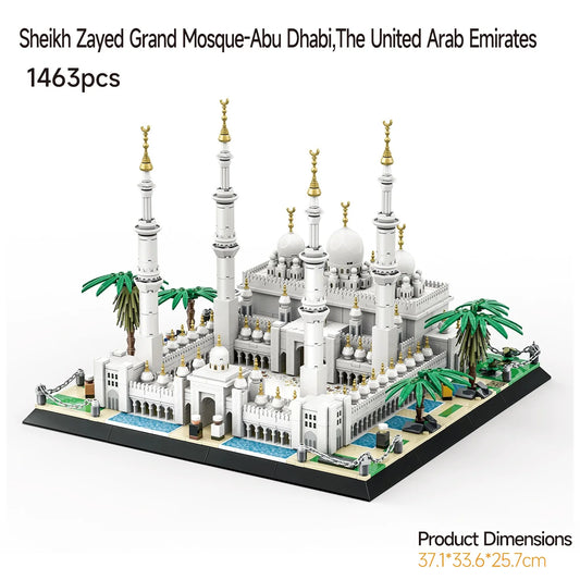 Shaykh Zayd Grand Mosque Building Block Model Set (11463pcs)