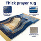 Prayer Mat with knee pad 70x110cm (White)