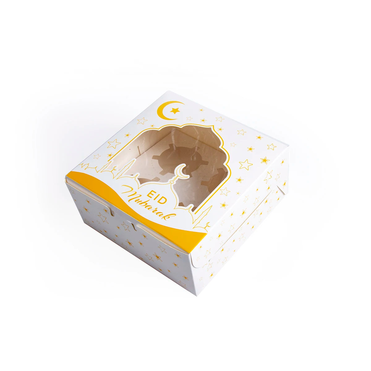 2/4pcs Black or White 16cm Eid Gift Boxes