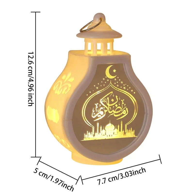 Ramadan Led Lantern Light (Black/Bronze/Gold/White)