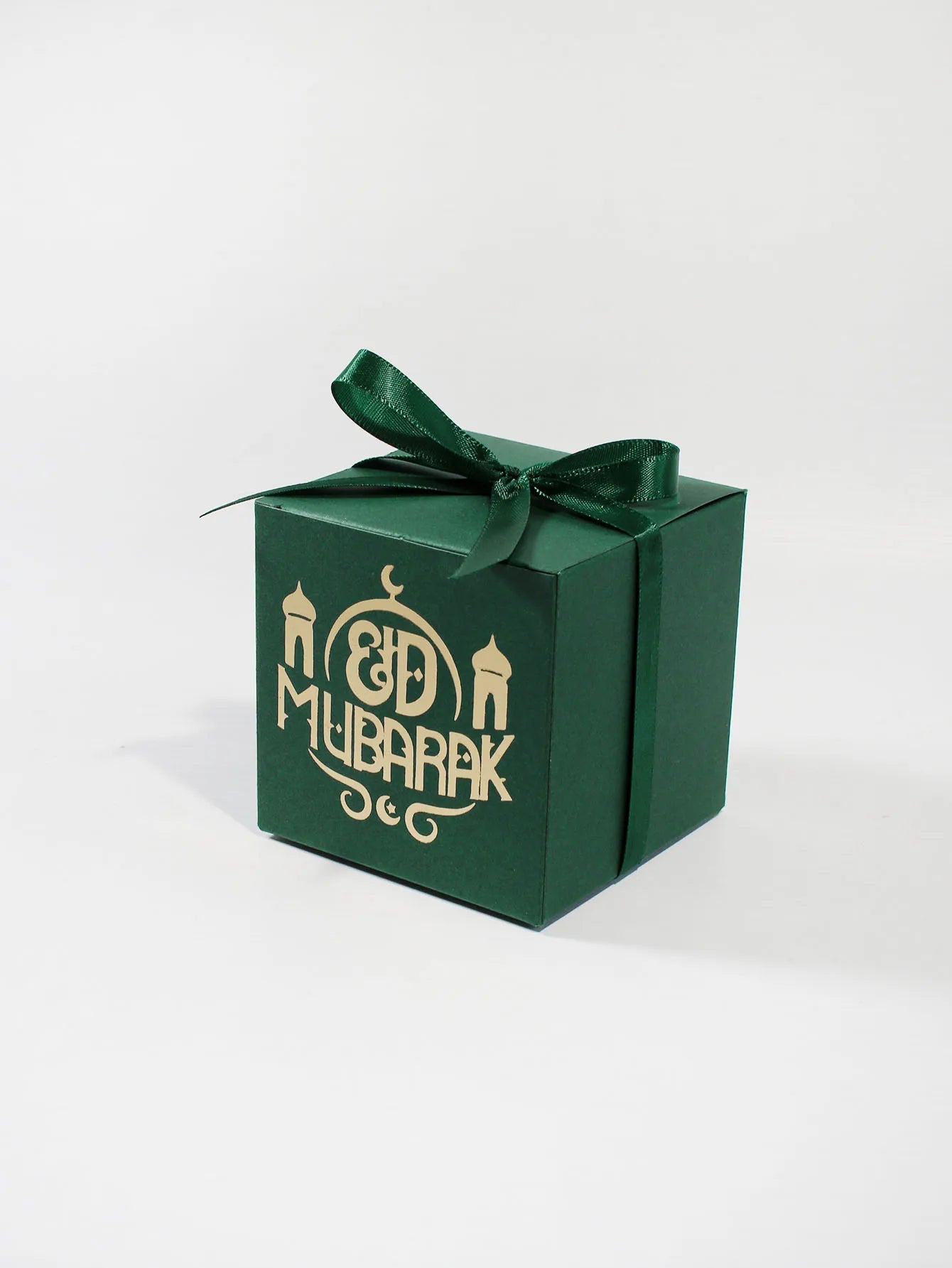 8cmx8cmx8cm 'Eid Mubarak' Gift Boxes (Pink/White/Black/Green)