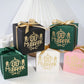 8cmx8cmx8cm 'Eid Mubarak' Gift Boxes (Pink/White/Black/Green)