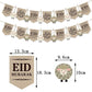 Eid Mubarak Hanging Paper Banner