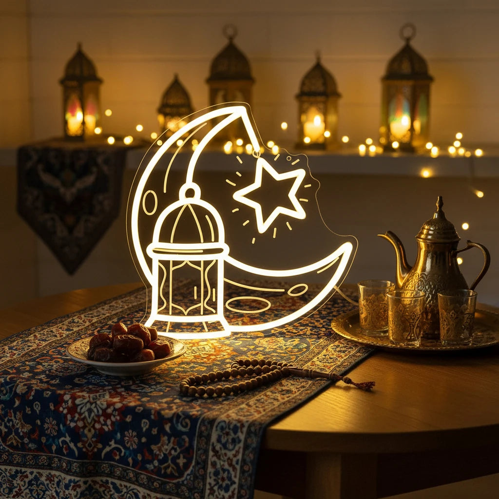 Ramadan Eid Neon Sign