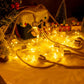 5M Solar Powered Hemp Rope Star & Moon LED Lights