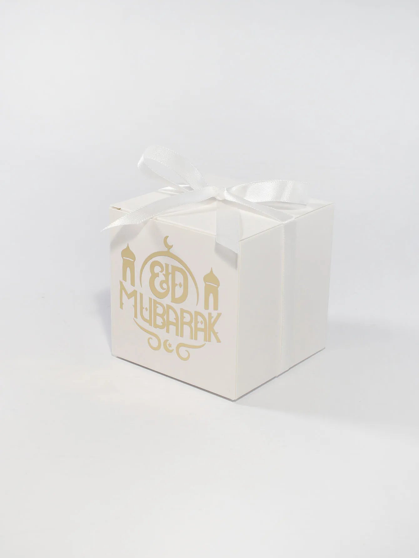 8cmx8cmx8cm 'Eid Mubarak' Gift Boxes (Pink/White/Black/Green)
