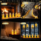 6 Pcs Ramadan Candle Lantern Lights
